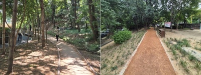 남동구, 맨발 산책로 15곳 운영…주민 만족도 높아