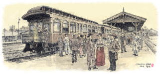 1899년 9월, 경인철도를 달린 모걸형 기관차