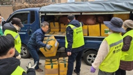 영종도 석화산, 겨울철 야생동물 위한 따뜻한 손길