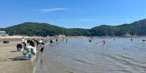 우리 집 가까운 해변으로 가요~, 을왕리해수욕장에서