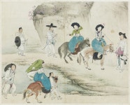 [백남주의 한복이 있는 옛 그림 이야기(33)] 연소답청(年少踏靑)