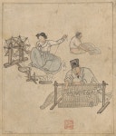 [백남주의 한복이 있는 옛 그림 이야기(34)] 자리 짜기