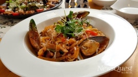 [제주 이집 맛조수다게] 제목이 알프스 인 소길...친환경 식재료로 슈퍼푸드 식단의 산소 식당