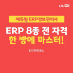 ERP 8종 동시 준비…에듀윌, ERP정보관리사 자격증 전문 과정 한방패스