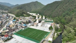 영풍, 봉화군 석포면에 주민생활체육센터 및 축구장 조성…종합 스포츠 컴플렉스 완성