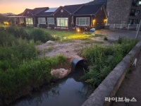 영종 운북동 백운로 일대, 침수·악취 민원 제기