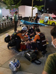 강남 자곡동 아이파크 아파트 단지 앞 오토바이 사고