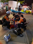 강남 자곡동 아이파크 아파트 단지 앞 오토바이 사고