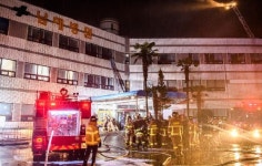 경남 남해병원 화재 105명 대피 환자들이 잘 대처