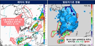[날씨]9호 태풍 루핏 북상으로 내일까지 동해안 강하고 많은 비...오늘 중부, 내일 전국 소나기