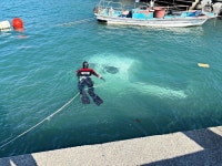 [16일 오늘의 사건사고 ②]경남 남해군 창선면 율도선착장 앞 해상서 1톤 화물차 추락 사고 등