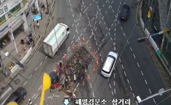 인천 검단사거리역 인근 싱크홀 의심 신고...‘상수도관 파열