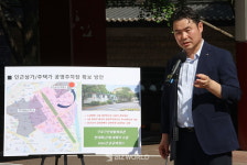 [현장에서] 구로구거리공원 지하공영주차장, 구로구 일방적 추진에 시민단체 강력 항의