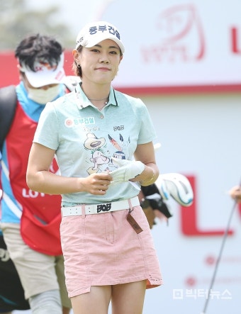 [KLPGA 생생포토] 유해란, '롯데오픈' 3라운드 단독 선두
