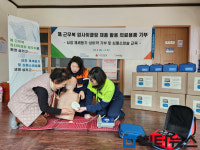 포스코퓨처엠, 폐근무복 업사이클링 의료용품 키트 광양‧포항에 기부