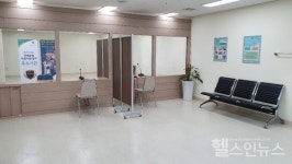 좋은선린요양병원 비접촉 안심면회소 설치
