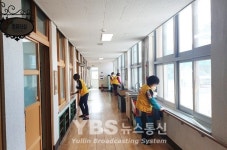 나주 문평면, 개학 맞이 코로나19 방역 실시