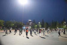 건강한 원주,  젊음의 광장에서 펼쳐지는 건강 행복 라인댄스 플래시몹