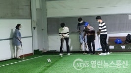 원주시 단계동 게이트볼장, 가족 단위 게임 즐겨