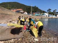 여수시청 섬섬여수 봉사팀, 남면 역포마을 봉사활동 펼쳐
