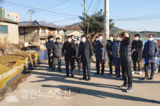 화성시의회 도시건설위, 정남면 레미콘 이전 주민반대 민원 현장점검 나서