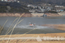 안동시, 임동 망천 산불진화 완료하고, 뒷불 감시에 총력