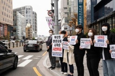 박형준 후보, 2일 아침 해운대구청 중1동 투표소에서 사전투표
