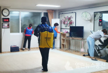 구리시, 교문1동 경로당 14개소 청소와 방역 활동 추진