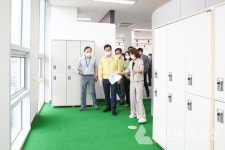 김상돈 의왕시장, 제40차현장행정의 날...포일어울림센터 인테리어 공사 현장 등 점검