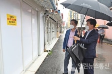정장선 평택시장, 평택역 성매매 집결지 현장방문