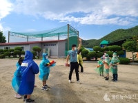 부구초등학교삼당분교장,  뒤뜰 야영으로 행복한시간가져!