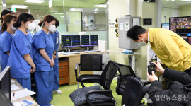 오세훈 서울시장, 첫 코로나19 거점전담병원 혜민병원 현장 방문