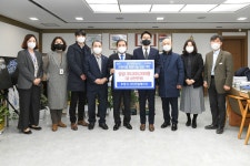 (주)천일에너지, 포천시에 이웃돕기 성금 기탁