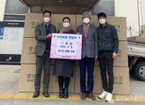 화성시 ㈜민성, 사랑의 마스크 8만장 남양읍에 기탁