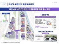 백군기 용인시장, 경기용인 플랫폼시티 경제도심 건설 청사진 제시
