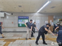 [포토] 이수역  침수 현장 방문한 오세훈 서울시장