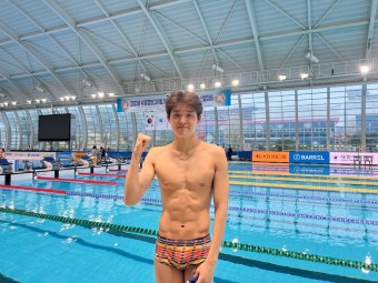 한국수영 장거리 에이스 김우민, 국가대표 선발전 자유형 1500m 1위 기록