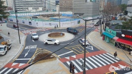 종로구, 시민 안전 위해 구청사 앞 회전교차로 설치