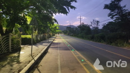 수원시, 광교산로 일원 자전거전용차로 태양광 도로표지병 설치