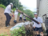BBQ 대학생 봉사단 올리버스 2기,  충북 수해지역 복구 자원봉사 활동