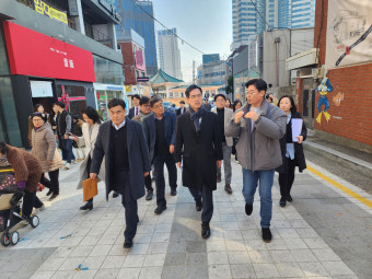 김민재 행안부 차관보 '해운대구 로컬브랜딩 사업' 현장 방문