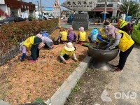 영암군 시종면, 40개 마을,  꽃으로 단장한다