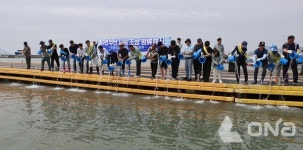 보성군, 수산자원 조성...득량만, 여자만 해역 치어 방류