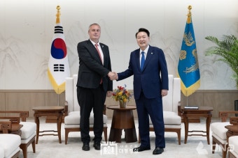 윤석열 대통령, 체코 국가안보보좌관 접견...