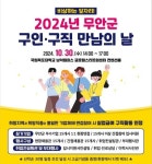 무안군, 구인·구직 만남의 날 참여기업 모집