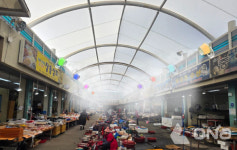 보성군, 전통시장  쿨링포그 설치! ...시원한 여름 장보기