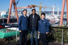 인도 타밀나두주 산업부 장관, HD현대중공업 방문