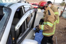 의성소방서 119구조대, 신임대원과 함께하는 실무적응 훈련
