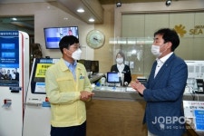 변광용 거제시장, 방역수칙 준수여부 현장점검 실시