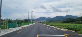 동구 신평동 도로개설공사 완료